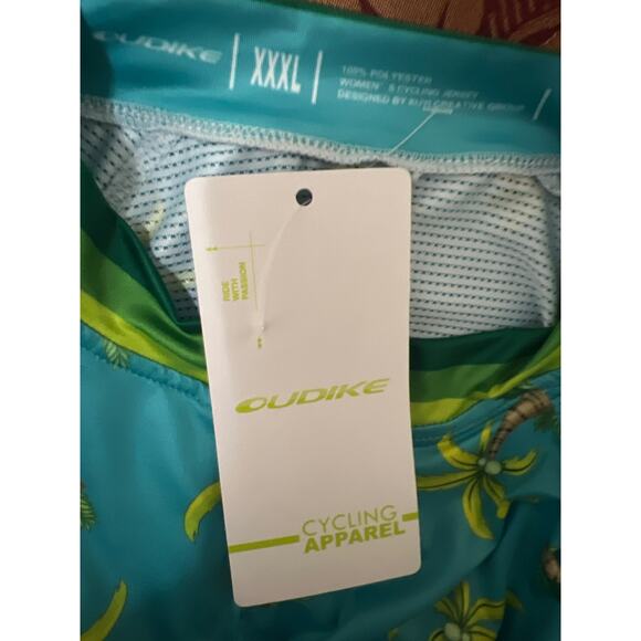 Women's Cycling Jersey Short Sleeves Full Zipper with Pockets NWT Size XXXL - Picture 8 of 8